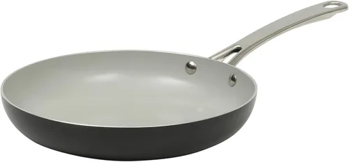 Miniatura 8 de Sur La Table Kitchen Essentials Potluck Porch Sartén para Freír Profunda de 12 Pulgadas Sartén de Aluminio Libre de PFA Utensilios de Cocina de Negro