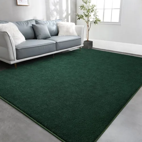 Miniatura 14 de TWINNIS - Alfombras grandes para sala de estar y dormitorio de 4 x 6 pies, alfombras de felpa de espuma de memoria súper suaves para interiores