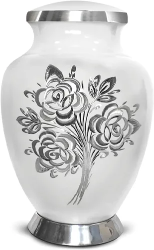 Miniatura 11 de Urna de Cremación de Rosa para Cenizas para Mujeres y Hombres - Urnas de Rosa Artesanales para Cenizas Humanas Adultas Femeninas y Masculinas