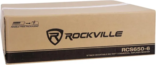 Miniatura 8 de Rockville RCS650-6 Amplificador comercial de 650 W, 6 zonas, 70 V, Bluetooth, reproducción USB/SD/FM, montaje en rack, para restaurantes y oficinas