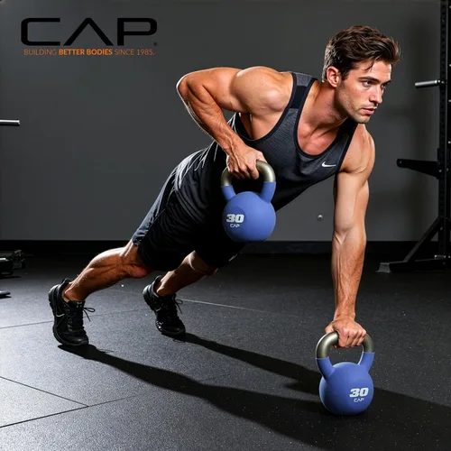 Miniatura 5 de CAP Neoprene Coated Kettlebells - Multiple Sizes