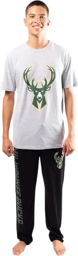 Ultra Game NBA - Conjunto de camiseta y pantalones de descanso súper suaves de 2 piezas para hombre