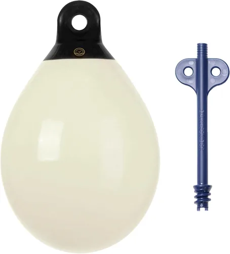 Miniatura 19 de Dan-Fender Guardabarros redondos de alta resistencia y boya marcadora – Parachoques de bola multiusos para barcos – Cuerda sólida que sostiene