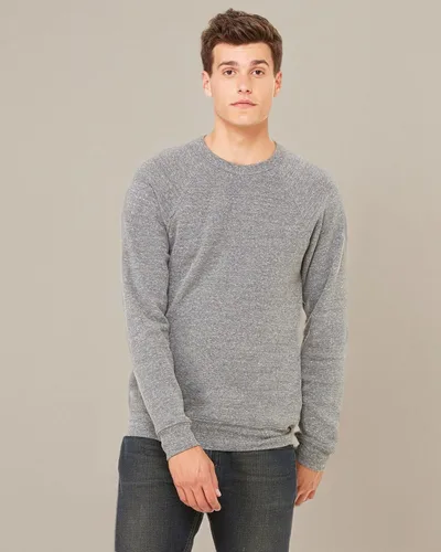 Miniatura 2 de Bella + Canvas - Sudadera unisex de forro polar de esponja con cuello redondo