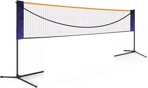 Red de bádminton portátil de 20 pies para interiores y exteriores, cancha de voleibol, herramienta deportiva, para jugar bádminton, voleibol