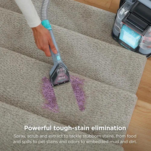 Miniatura 4 de Shark StainStriker - Limpiador portátil para alfombras, tapicería y alfombras de área, herramienta XL de regalo y solución de limpieza