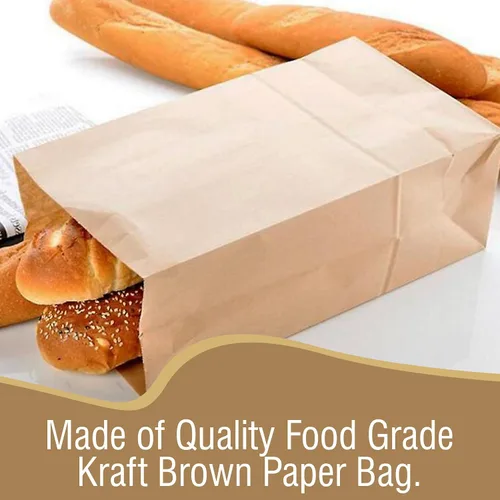 Miniatura 3 de Perfect Stix Bolsas de papel kraft marrón de 6 libras para llevar - Paquete de 500