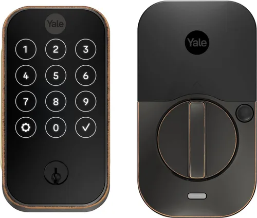 Miniatura 11 de Yale Assure Lock 2 Cerrojo de Seguridad, Cerradura de Puerta de Entrada Digital con Pantalla Táctil en Ante Negro con Teclado Electrónico y Llave