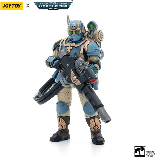 Miniatura 2 de JOYTOY 1/18 Figuras de acción Warhammer 40K Mecha Joy Figura de juguete Modelo Juguetes Astra Militarum Tempestus Scions Squad 55th Kappic Eagles