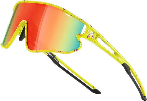 Miniatura 32 de DUCO Gafas de sol para niños y jóvenes, ligeras, con montura TR90, UV400, para béisbol, ciclismo, para niños y niñas, DK268