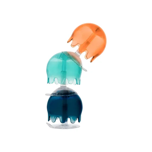 Miniatura 3 de Boon Jellies - Juguetes de baño con ventosa – Juguetes sensoriales para bañera – Juguetes de succión de medusas para la hora del baño – Azul Azul