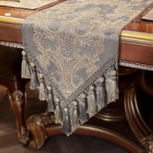 Miniatura 8 de Loom and Mill Juego de 4 manteles individuales de lujo para mesa de comedor, manteles individuales de tela jacquard para mesa de comedor, decoración