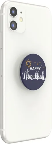 Miniatura 3 de PopSockets - Agarre para teléfono con soporte expandible, agarre adhesivo - Happy Hanukkah Mantente espeluznante