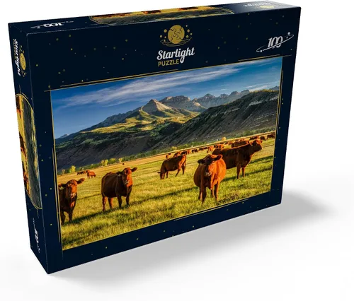 Miniatura 2 de MyPuzzle Fall On A Colorado Cattle Ranch Near Ridgway - Rompecabezas prémium de 100 piezas para adultos