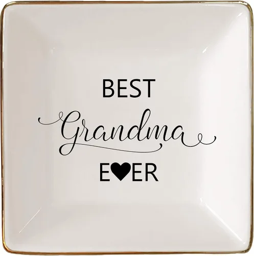 Miniatura 94 de Simply Charmed Amo Mi Abuela – Divertido regalo español para el Día de la Madre para la abuela de cerámica o soporte para anillos – Elegante bandeja