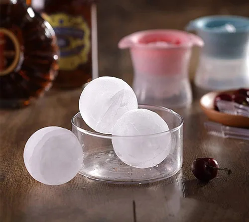 Miniatura 4 de AKOAK 1 paquete de molde de plástico para hockey sobre hielo, herramienta de helado de whisky, molde de bola de bricolaje, suministros de Azul-cielo