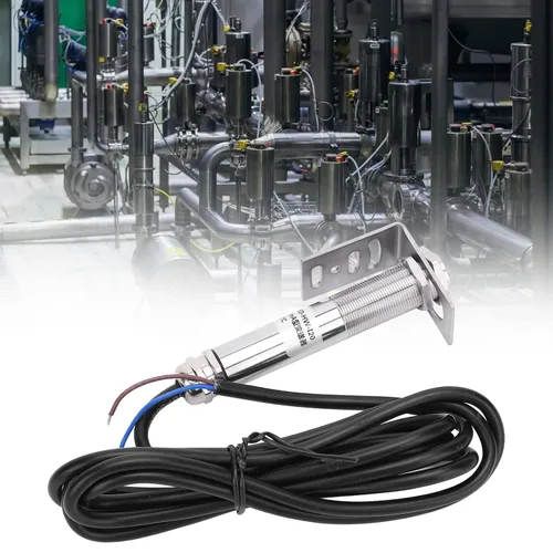 Miniatura 5 de Sensor de temperatura no infrarrojo, sonda de temperatura industrial de acero inoxidable con salida 4-20mA para monitoreo de maquinaria Rango