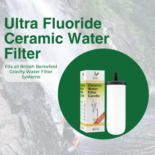 Miniatura 2 de British Berkefeld Doulton Ultra Fluoruro Cartucho de filtro de agua potable de cerámica W9120133 para todos los sistemas de filtro de agua por