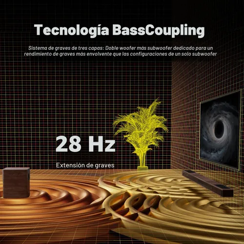 Miniatura 4 de Sistema de sonido envolvente 5.3.4 insignia con Dolby Atmos, barra de sonido con 2 envolventes inalámbricos, tecnología de acoplamiento de graves