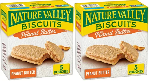 Miniatura 14 de Nature Valley Sándwiches de galletas, mantequilla de almendras, 5 unidades, 6.75 onzas (paquete de 12)