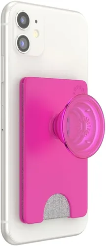 Miniatura 23 de Cartera para teléfono PopSockets con soporte expandible, tarjetero para teléfono - Rosa suave Rosa rubor