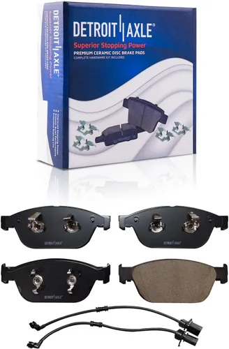 Miniatura 27 de Detroit Axle - Kit de frenos para Ford Transit Connect 2018-2023, rotores de freno de disco Pastillas de freno de cerámica con reemplazo