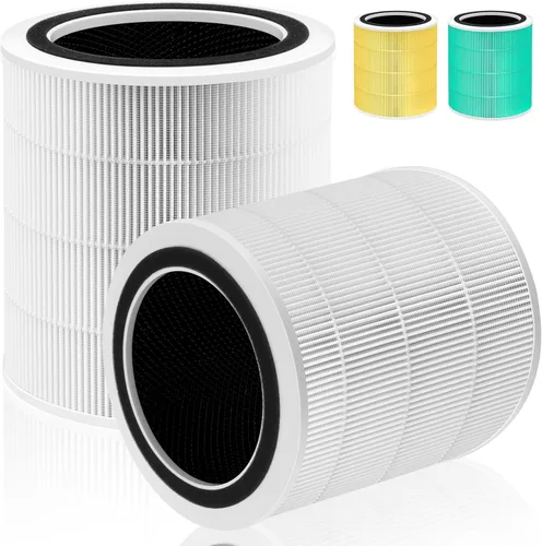 Filtro de repuesto Core 400S para LEVOIT Core 400S y Core400S-P/Core 400S-rf Purificador de aire inteligente WiFi, 3-en-1 H13 True HEPA con carbón