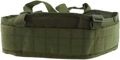 Miniatura 4 de FAMI Cinturón de cintura Molle con tirantes ajustables y correas libres Verde(Military Green)
