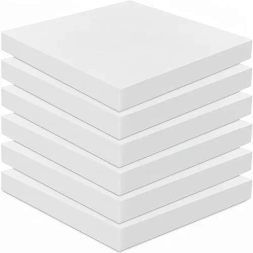 Miniatura 9 de Frienda Paquete de 6 Cojines de Espuma de Alta Densidad para Tapicería de 2" X 18" X 18" Cojín Cuadrado Blanco de Repuesto para Asiento o Uso