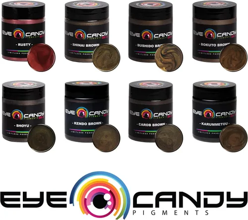 Miniatura 6 de Eye Candy Pigmento de mica en polvo "serie pastel" multiusos para manualidades y manualidades Epoxi, arte de resina, esmalte de uñas, pintura
