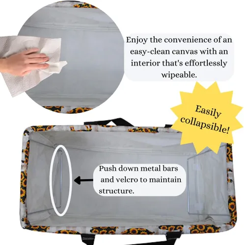 Miniatura 459 de NGIL Bolsa de comestibles reutilizable extra grande plegable de gran tamaño para comestibles, almacenamiento, picnic, playa, Bronco-negro occidental