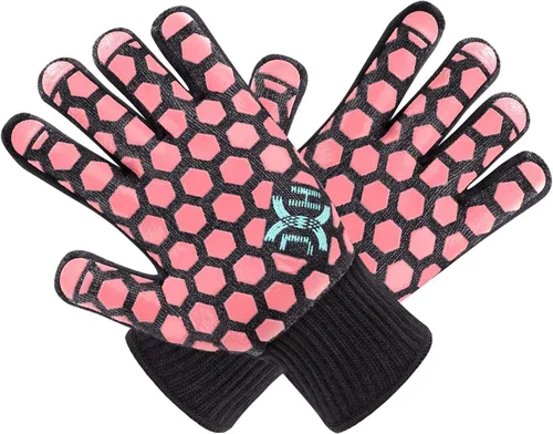 J H Guante para horno resistente al calor: Certificado EN407 932 °F, revestimiento de 2 capas de silicona, guantes de horno para cocinar, cocina,