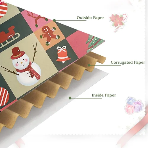 Miniatura 7 de QIANF - Paquete de 20 cajas de envío pequeñas de 6 x 4 x 2 pulgadas, cajas de regalo de Navidad con tapa, cajas de correo de cartón corrugado