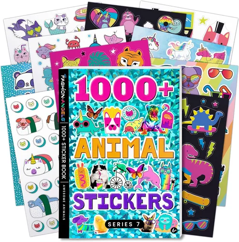 Miniatura 12 de Fashion Angels Más de 1,000 cuadernos de calcomanías Bloom, incluye divertidas y coloridas calcomanías de flores para manualidades, ideal