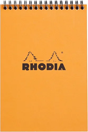 Miniatura 20 de Rhodia Bloc de notas encuadernado con alambre, A4, punto - negro (185039C)