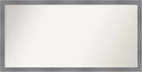 Miniatura 284 de Amanti Art Espejo personalizado, espejo de baño gris plomo a rayas, espejo de pared o espejo de tocador de baño sobre el fregadero