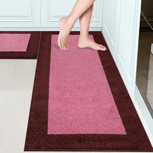 Miniatura 69 de Indoor Door Mat 20" x 32", Washable Kitchen Rug, Non Slip Entryway Rug for Floor, Absorbent Entrance Throw Rug for Laundry, Bathroom, Door