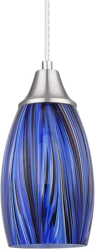 Miniatura 11 de karyfine Mini lámparas colgantes de vidrio artístico para isla de cocina, hechas a mano en color teja con vidrio dorado, iluminación colgante