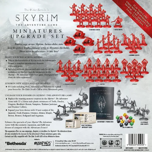 Miniatura 3 de Modiphius The Elder Scrolls V: Skyrim El Juego de Aventura Juego de Miniaturas Set de Mejora - Estrategia de Exploración de Mazmorras con Miniaturas