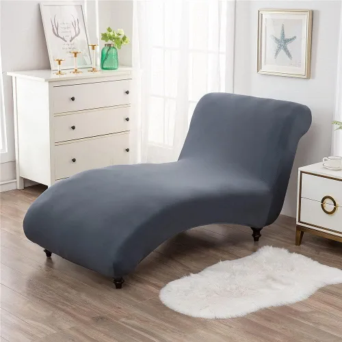 Miniatura 10 de Funda elástica para tumbona, funda elástica para tumbona de lujo, para sala de estar, muebles de interior, ultra suave, lavable a máquina (1)