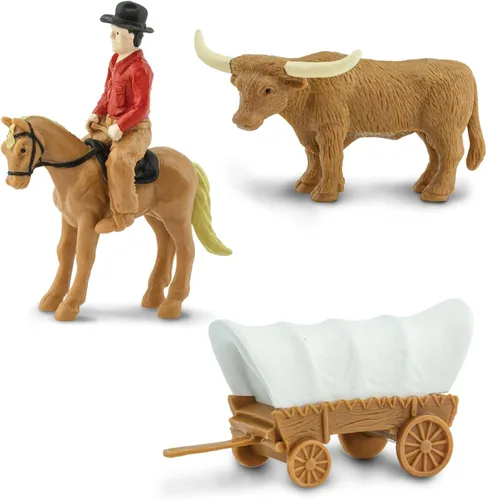 Miniatura 6 de 11 figuras de juguete pintadas a mano, de Safari Ltd (Wild West TOOB)