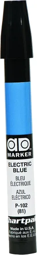 Miniatura 7 de El marcador original Chartpak AD, Tri-Nib, azul escarcha, 1 cada uno (P112)