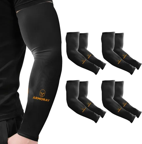 Miniatura 172 de ARMORAY - Mangas de brazo para hombres o mujeres; para cubrir tatuajes; de enfriamiento, para practicar deportes, básquetbol, golf, fútbol