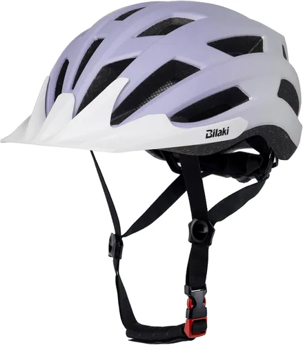 Miniatura 14 de Bilaki Casco de bicicleta para adultos, mujeres, hombres, jóvenes, niños, cascos ligeros de bicicleta de montaña con esfera ajustable y visera