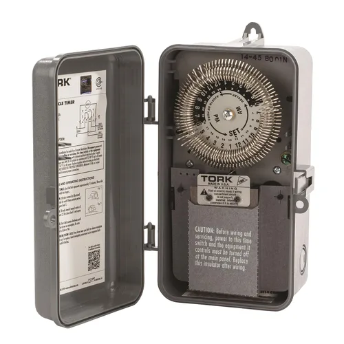 Miniatura 5 de NSI - 8001-N TORK una marca de NSI Industries, LLC serie 8000 Muchas operaciones diarias de encendido/apagado por día ciclo de trabajo 24 horas