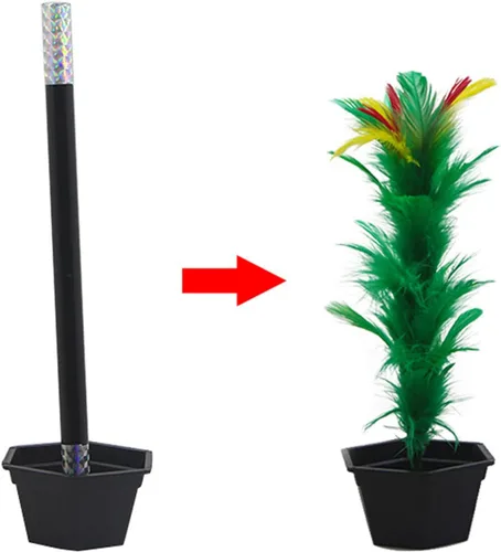 Miniatura 3 de VANTIYAUS Se adhieren a la rosa+flor Trucos de magia Flores que aparecen de cerca de la etapa de la calle, accesorios mágicos fáciles de espectáculo