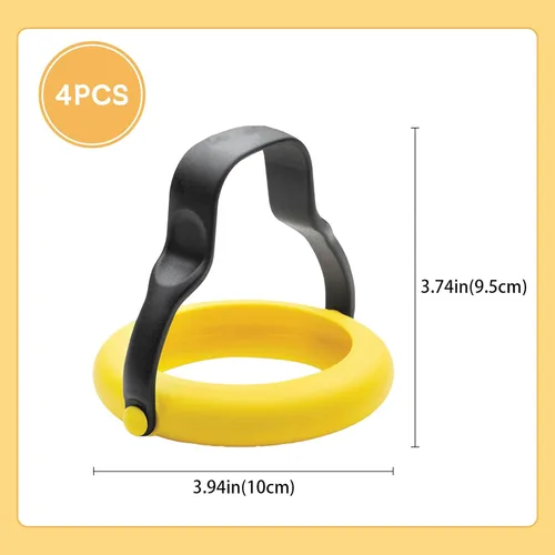 Miniatura 2 de Anillos de silicona para huevos para cocinar, paquete de 4 moldes antiadherentes para huevos fritos, panqueques, tortillas, sándwiches de desayuno