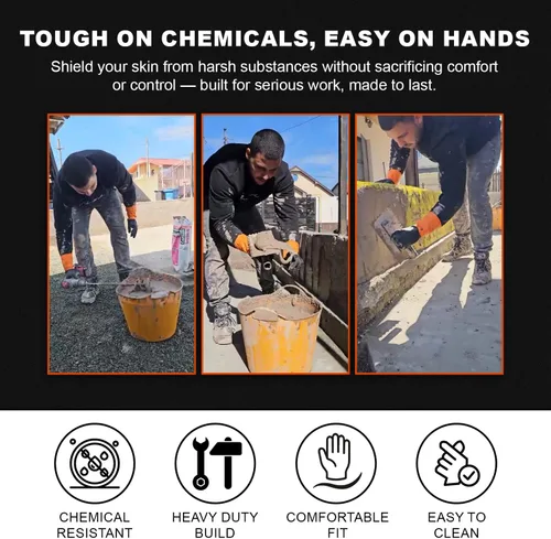 Miniatura 3 de Gastody™ - Guantes resistentes a químicos, reutilizables, guantes de trabajo de seguridad resistentes, resistentes al ácido, aceite, álcali