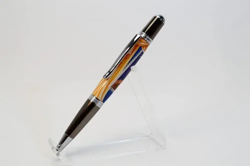 Miniatura 4 de Marilyn Elegant Gunmetal and Chrome Twist Pen