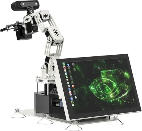 Miniatura 12 de Yahboom 6DOF Kit de brazo robótico de programación 3D, agarre adaptativo 3D, inteligencia incorporada, modelo de IA grande para ingenieros mecánicos